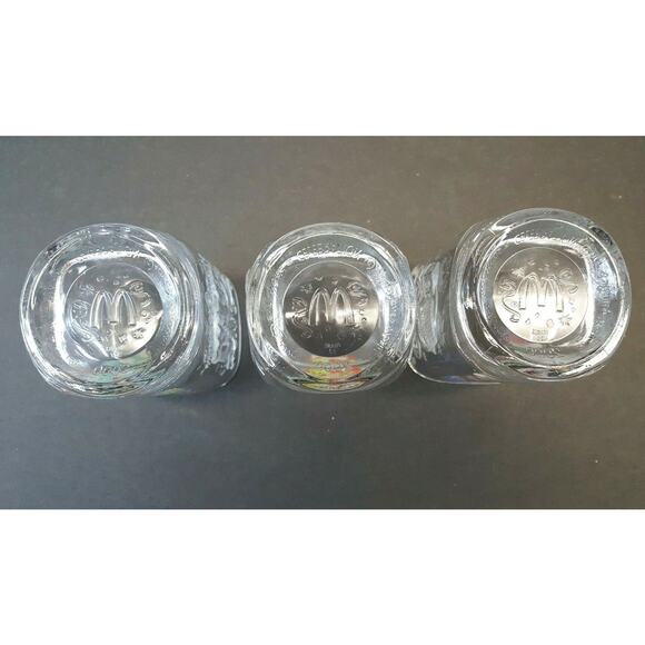 Set/3 McDonalds Walt Disney World Year 2000 Celebration Glasses Mickey Mouse - Picture 6 of 7